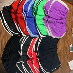 Lot of Nike Running shorts!